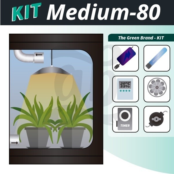 Kit de cultivo MEDIUM  80 x 80cm