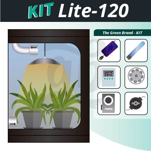  Kit de cultivo LITE 120 x 120cm 