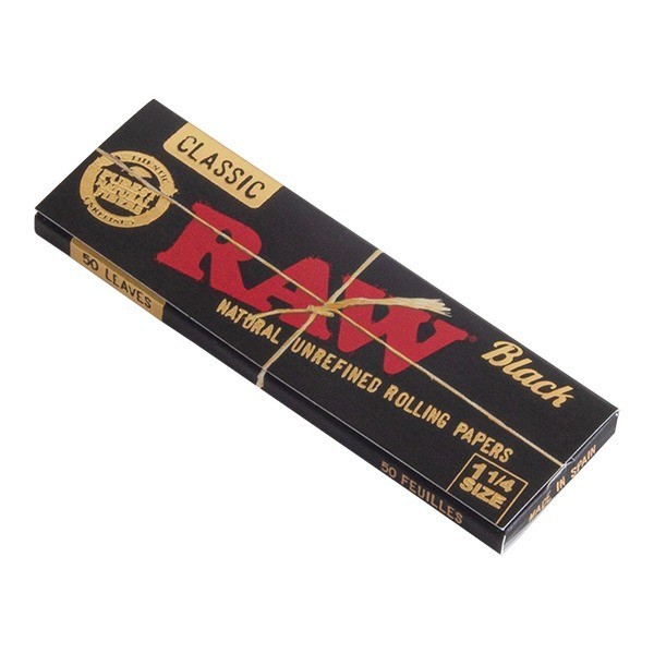 Raw Black King Size Papel de fumar extra fino - Grow Barato