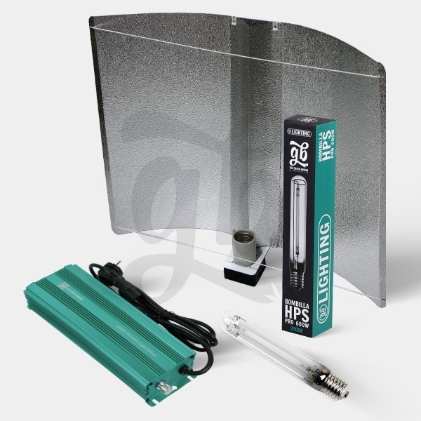 Kit Regulable HPS 600W GB Lighting reflector pearl pro xl, bombilla y balastro gb lighting