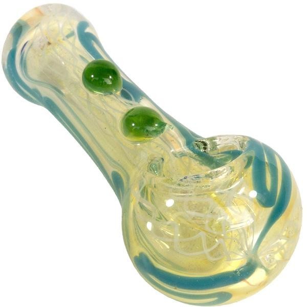 Pipas de pirex 10cm verde