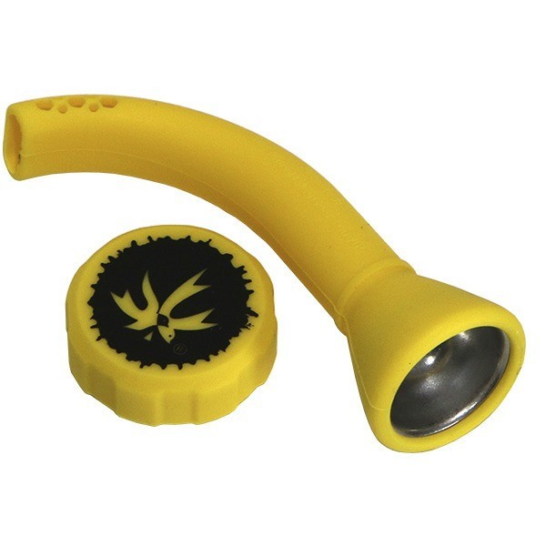 Pipa Kwack Pato de Goma amarillo quemador y tapa
