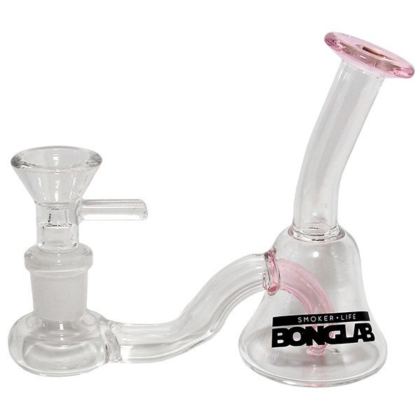 Bong Cristal Mini Tiny Bell Extended rosa