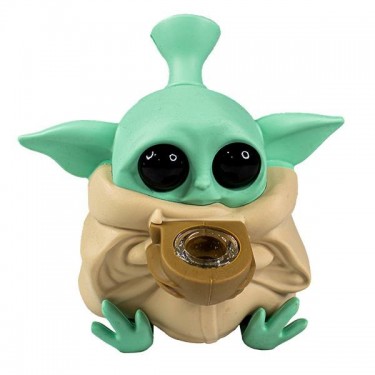 Bong de Silicona Baby Yoda