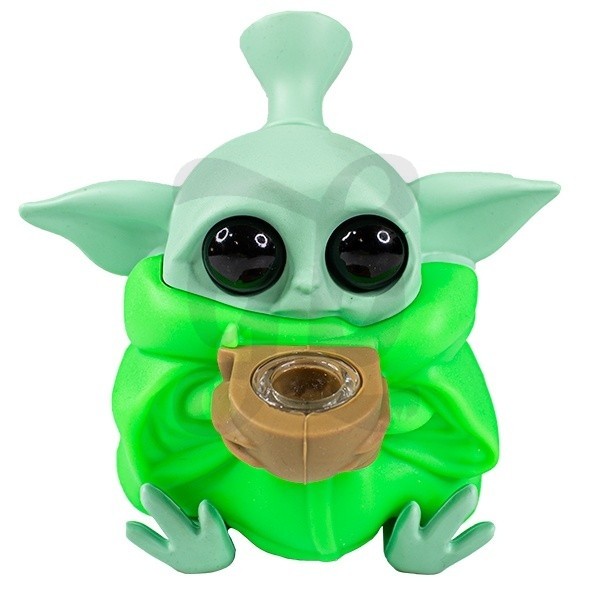 Bong de Silicona Baby Yoda