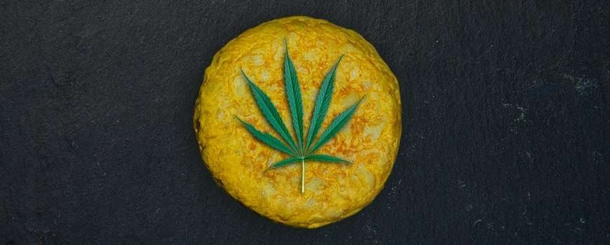 totilla de patatas con marihuana