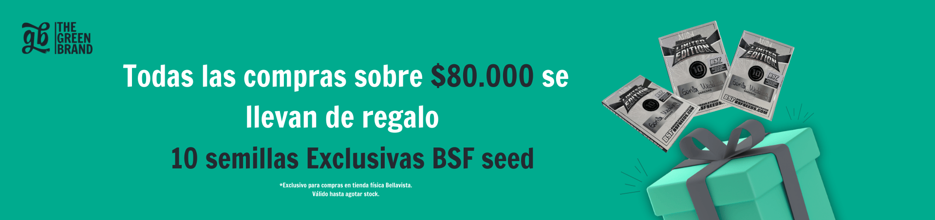 10 semillas bsf por compra mayor 80.000